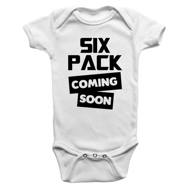 Limited Edition - Six Pack Coming Soon Onesie Bodysuit