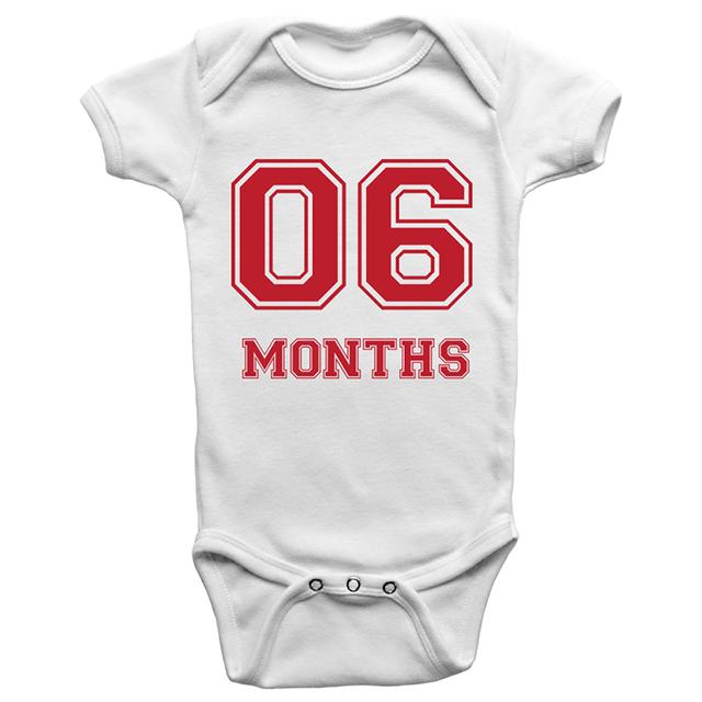 Limited Edition - Six Months Onesie Bodysuit - Red