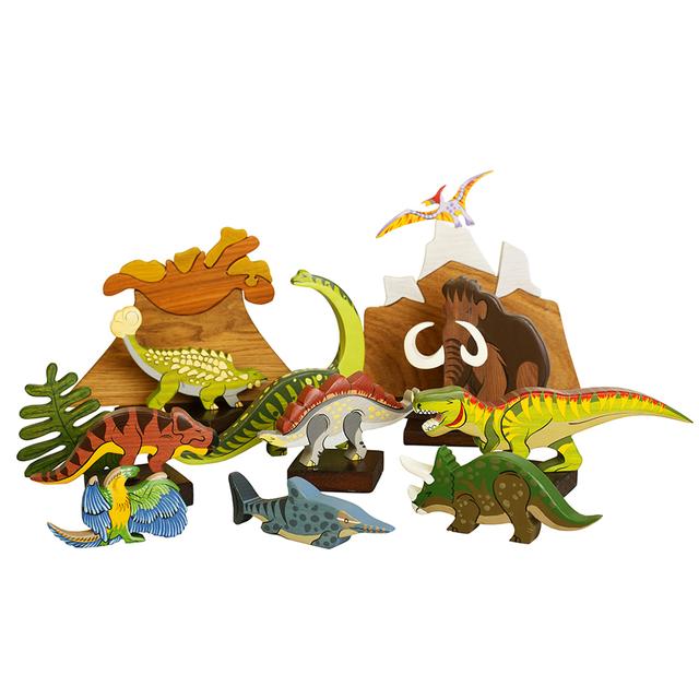 Wooden Caterpillar Toys - Dinosaurs Toys