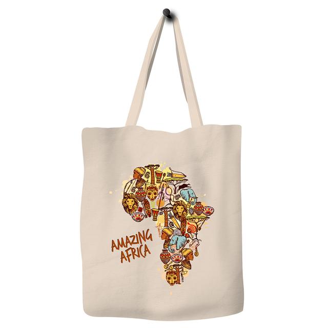 Save The Ocean - Amazing Africa Canvas Tote Bag