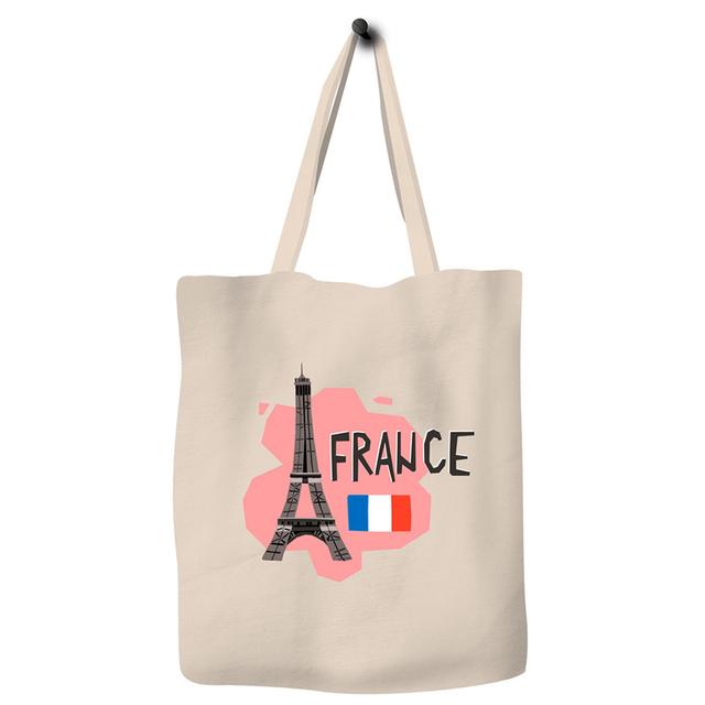 Save The Ocean - France Canvas Tote Bag