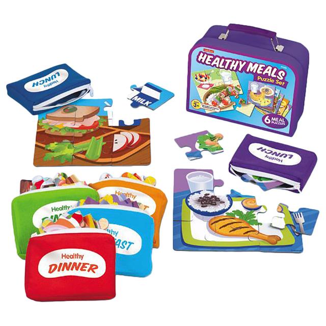 Lakeshore - Healthy Meals Puzzle Set