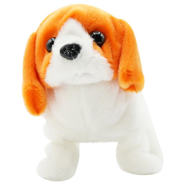 Pugs At Play - Buddy Walking Dog - White/Orange