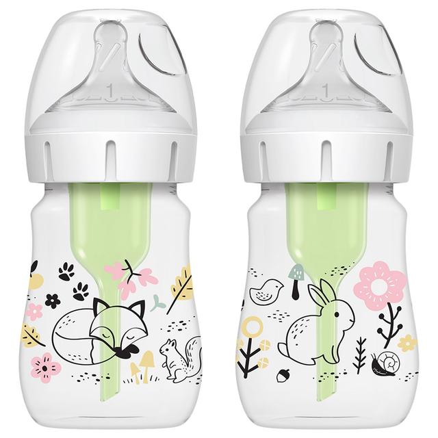 Dr. Brown's - Polypropylene Designer Baby Bottle - Woodland Design - Pack of 2 - 150ml