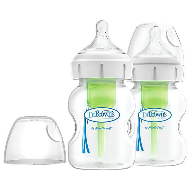 Dr. Brown's - Wide-Neck Options+ Bottle - Pack of 2 - 150ml