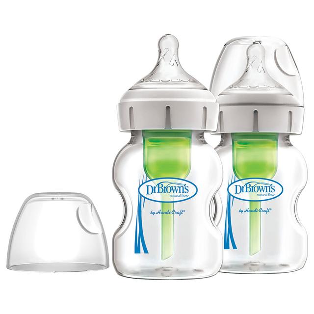 Dr. Brown's - Glass Wide-Neck Options+ Bottle Pack Of 2 - 150ml