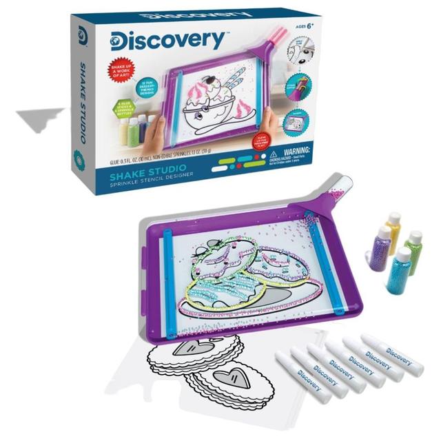 Discovery - Art Board Shake & Sprinkle Stensil Art Board