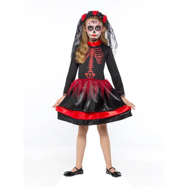 Mad Costumes - Day Of The Dead Kids Halloween Costume - Black