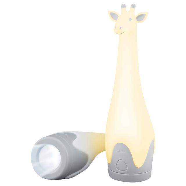 ZAZU - Gina The Giraffe - Torch and Nightlight - Grey