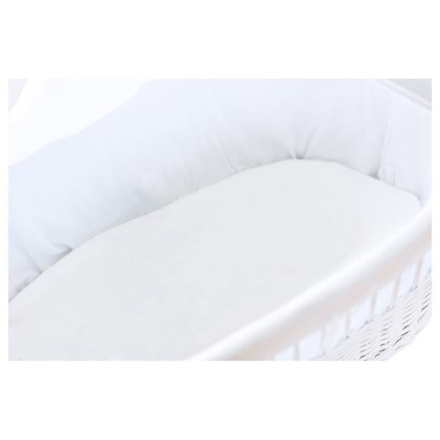 Tiny Toes - 100% Cotton Fitted Sheets For Moses Mattress (Exclusive)